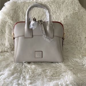 Dooney and Bourke Cameron Florentine crossbody in Ecru